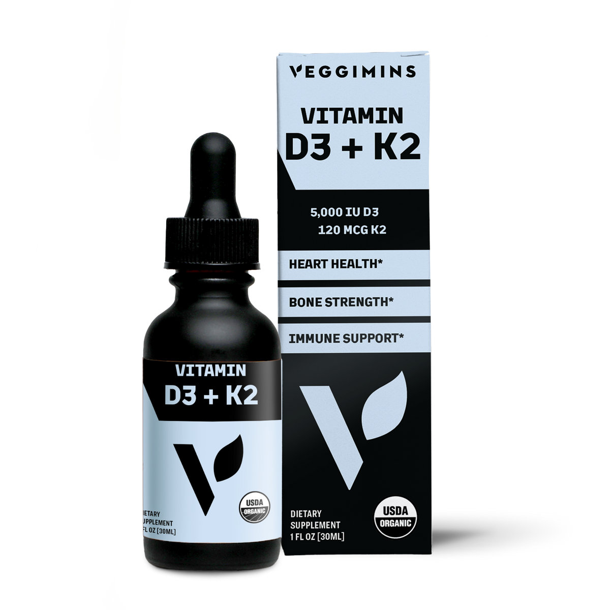 Organic Vitamin D3 + K2