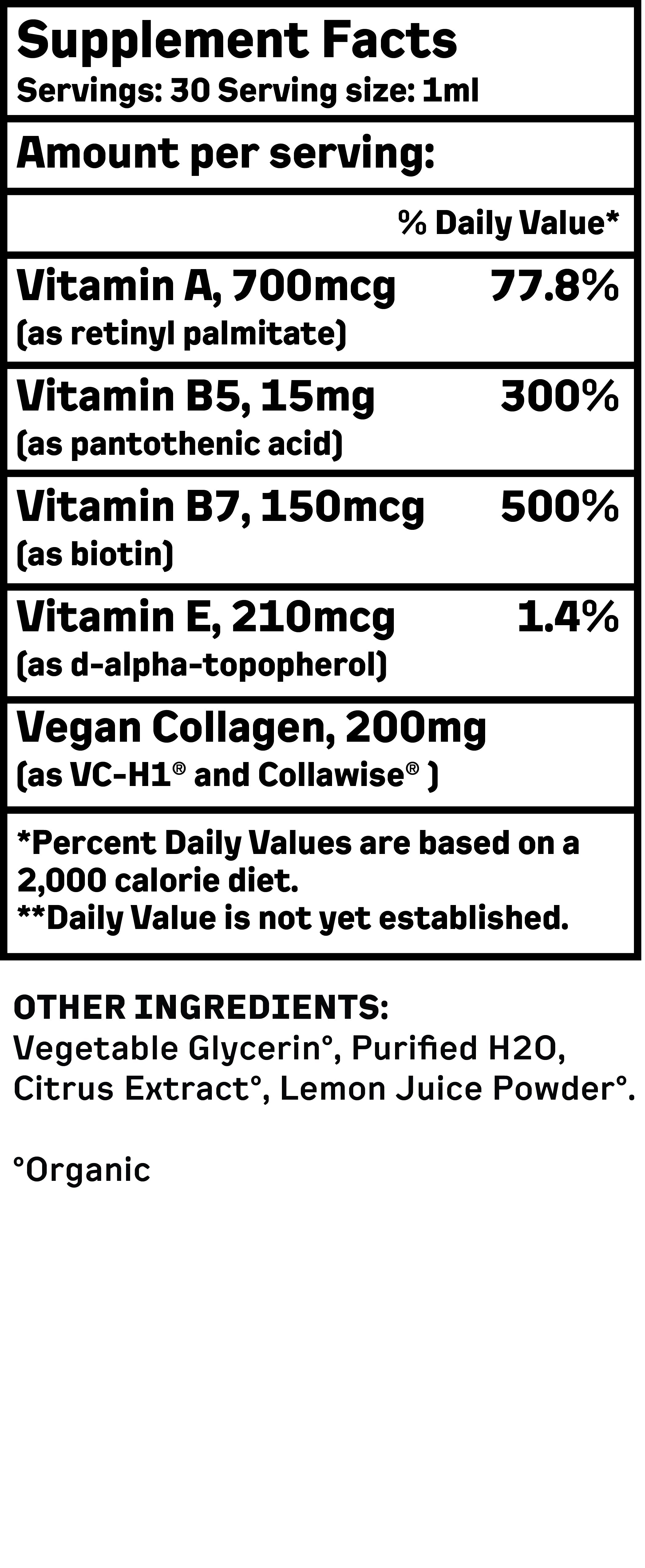 True Vegan Liquid Collagen